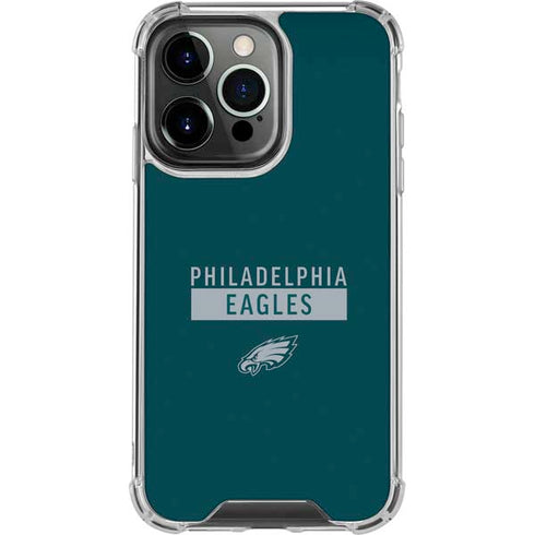 NFL Philadelphia Eagles Green Performance Series iPhone 16 Pro Clear Case