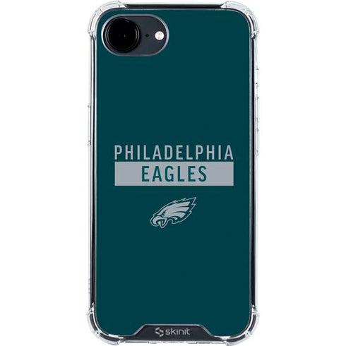 NFL Philadelphia Eagles Green Performance Series iPhone 16e Clear Case