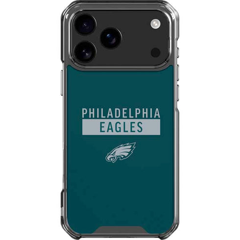 NFL Philadelphia Eagles Green Performance Series iPhone 18 Pro Max Clear Case