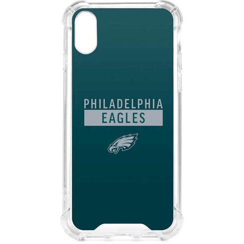 NFL Philadelphia Eagles Green Performance Series iPhone XS Clear Case