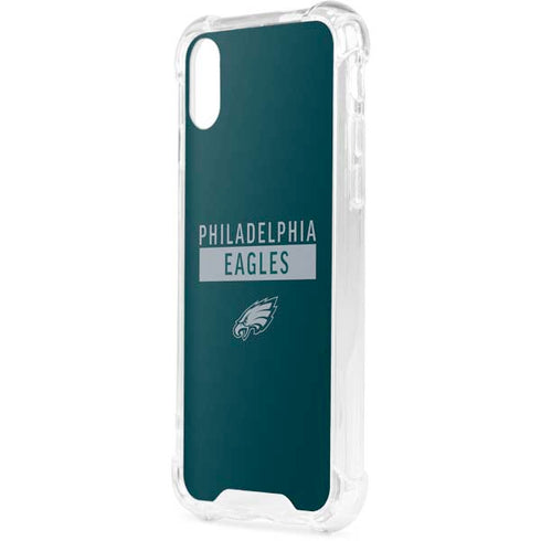 NFL Philadelphia Eagles Green Performance Series iPhone XS Clear Case