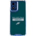 NFL Philadelphia Eagles Green Performance Series Moto G 5G (2024) Clear Case