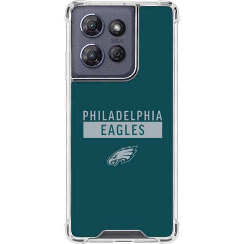 NFL Philadelphia Eagles Green Performance Series Moto G Play 5G (2025) Clear Case
