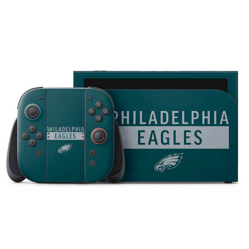 NFL Philadelphia Eagles Green Performance Series Nintendo Skins