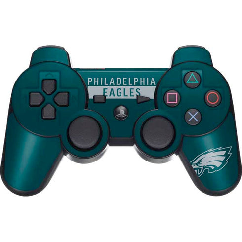 NFL Philadelphia Eagles Green Performance Series PS3 Dual Shock wireless controller Skin