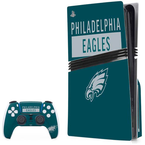 NFL Philadelphia Eagles Green Performance Series PlayStation PS5 Skins