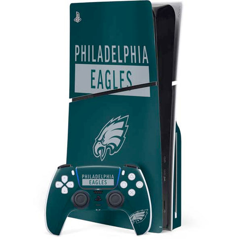 NFL Philadelphia Eagles Green Performance Series PlayStation PS5 Skins