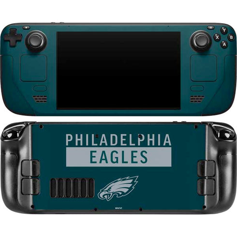 NFL Philadelphia Eagles Green Performance Series Steam Deck Handheld Gaming Computer OLED Skin