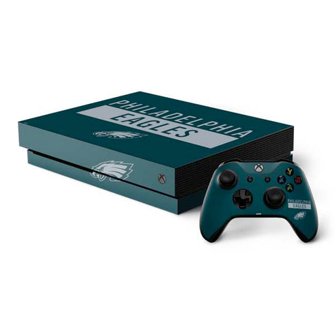 NFL Philadelphia Eagles Green Performance Series Xbox One Skins
