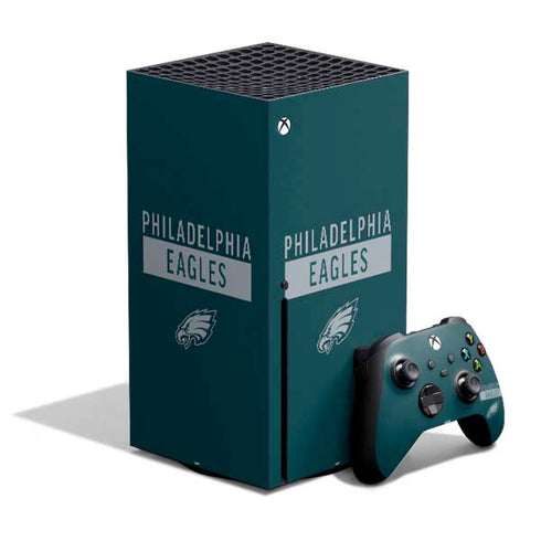 NFL Philadelphia Eagles Green Performance Series Xbox Series X Bundle Skin