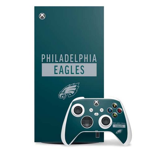 NFL Philadelphia Eagles Green Performance Series Xbox Series X Skins