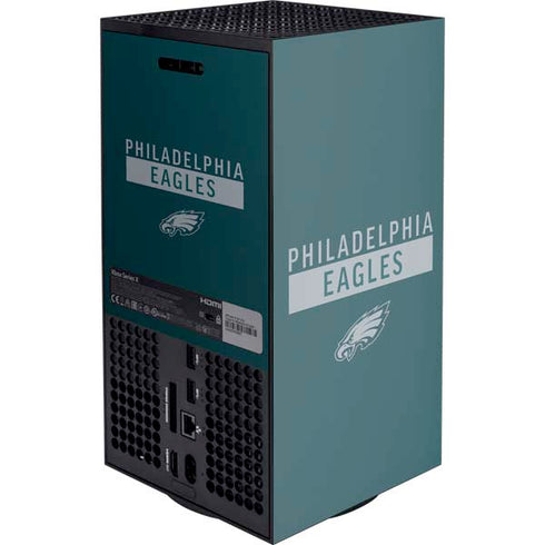 NFL Philadelphia Eagles Green Performance Series XBox Series X Digital Edition Console Skin