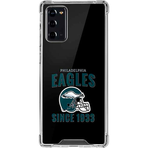 NFL Philadelphia Eagles Helmet Galaxy Note20 5G Clear Case