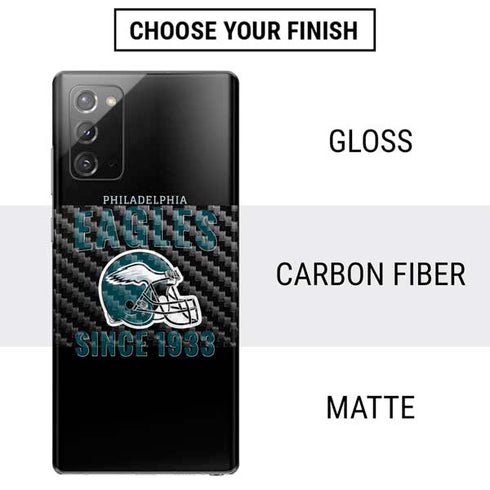 NFL Philadelphia Eagles Helmet Galaxy Note20 5G Skin
