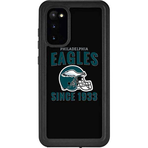 NFL Philadelphia Eagles Helmet Galaxy S20 Waterproof Case