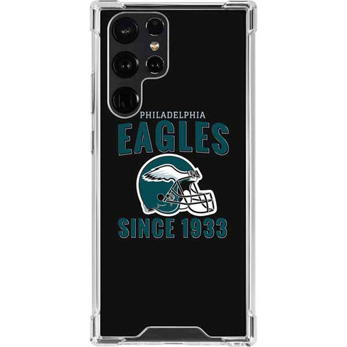 NFL Philadelphia Eagles Helmet Galaxy S23 Ultra Clear Case