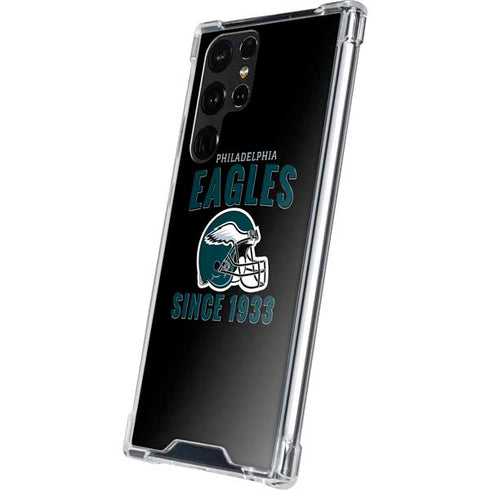 NFL Philadelphia Eagles Helmet Galaxy S23 Ultra Clear Case