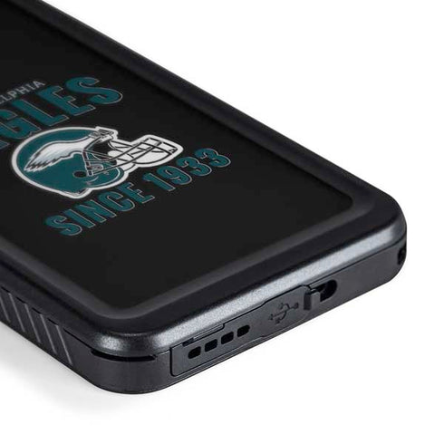 NFL Philadelphia Eagles Helmet Galaxy S24 Plus Waterproof Case
