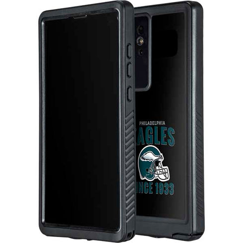 NFL Philadelphia Eagles Helmet Galaxy S24 Ultra Waterproof Case