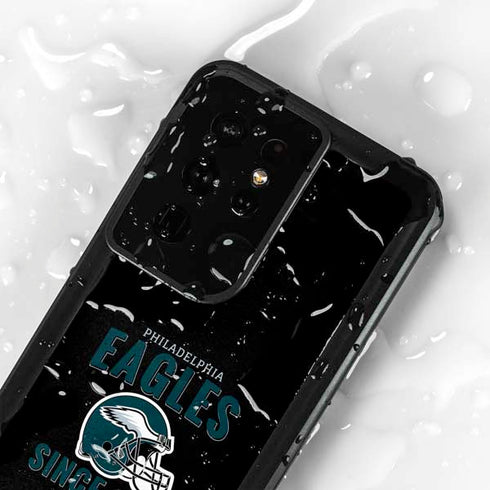 NFL Philadelphia Eagles Helmet Galaxy S24 Ultra Waterproof Case
