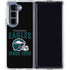 NFL Philadelphia Eagles Helmet Galaxy Z Fold5 5G Clear Case