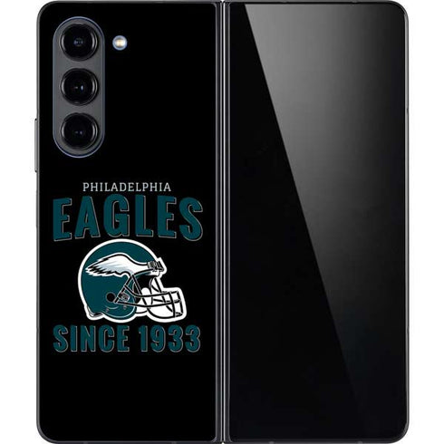 NFL Philadelphia Eagles Helmet Galaxy Z Fold5 5G Skin