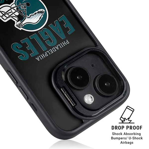 NFL Philadelphia Eagles Helmet iPhone 14 Kickstand Case
