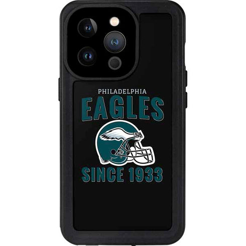NFL Philadelphia Eagles Helmet iPhone 15 Pro Waterproof Case