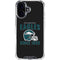 NFL Philadelphia Eagles Helmet iPhone 16 Plus Clear Case