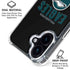 NFL Philadelphia Eagles Helmet iPhone 16 Plus Clear Case