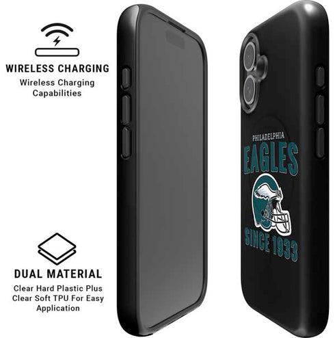 NFL Philadelphia Eagles Helmet iPhone 16 Plus Magsafe Impact Case