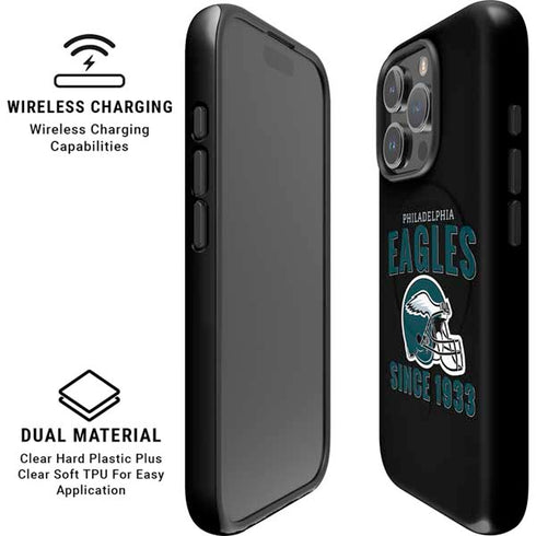 NFL Philadelphia Eagles Helmet iPhone 16 Pro Magsafe Impact Case