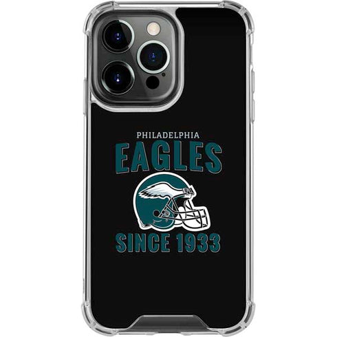 NFL Philadelphia Eagles Helmet iPhone 16 Pro Max Clear Case