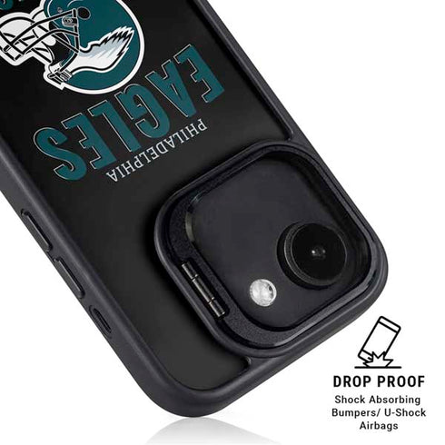 NFL Philadelphia Eagles Helmet iPhone 16e Kickstand Case