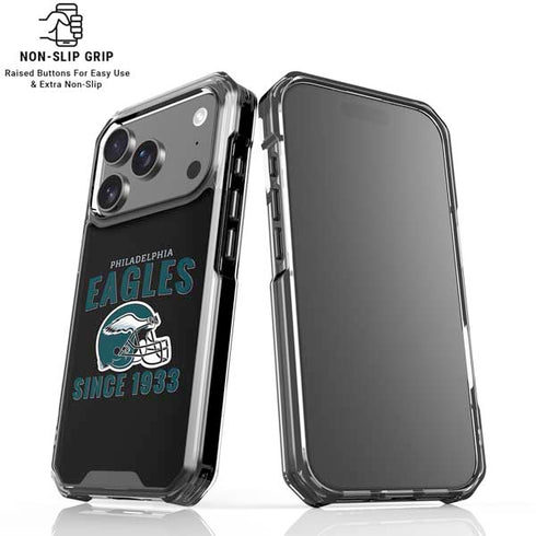 NFL Philadelphia Eagles Helmet iPhone 18 Pro Clear Case