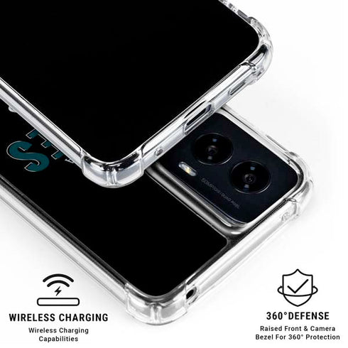 NFL Philadelphia Eagles Helmet Moto G Power 5G (2024) Clear Case