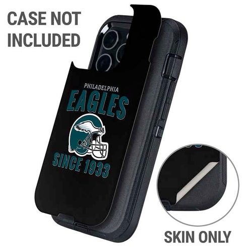 NFL Philadelphia Eagles Helmet Otterbox Defender iPhone Skin