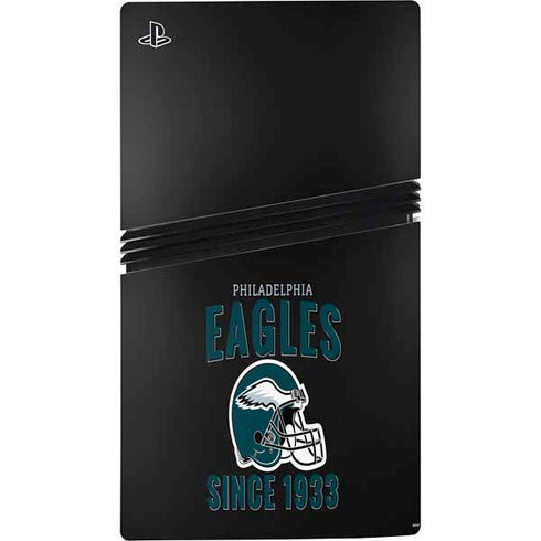 NFL Philadelphia Eagles Helmet PS5 Pro Disk Console Skin