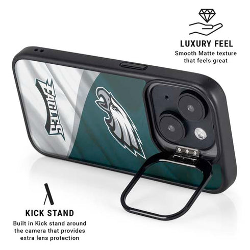NFL Philadelphia Eagles iPhone 15 Kickstand Case