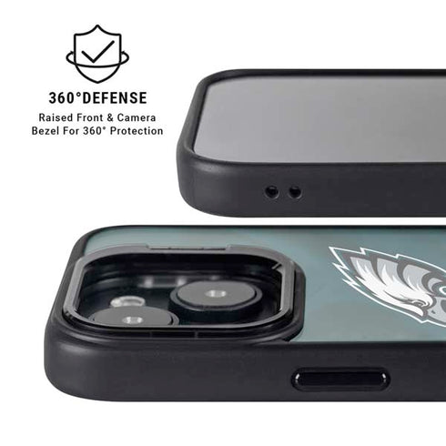 NFL Philadelphia Eagles iPhone 15 Plus Kickstand Case