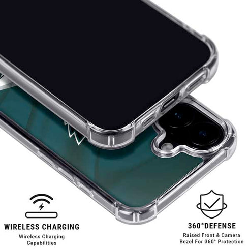 NFL Philadelphia Eagles iPhone 16 Clear Case