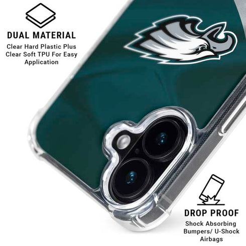 NFL Philadelphia Eagles iPhone 16 Clear Case