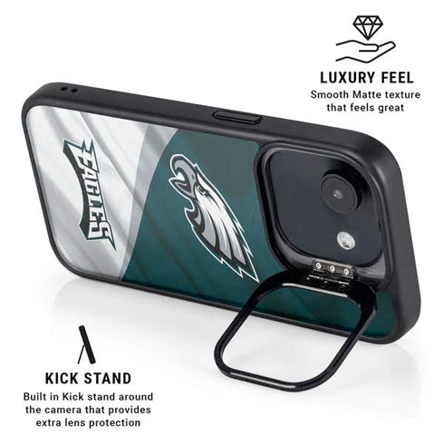NFL Philadelphia Eagles iPhone 16e Kickstand Case