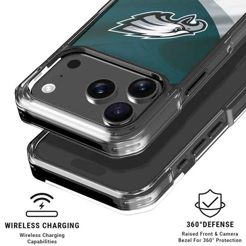 NFL Philadelphia Eagles iPhone 18 Pro Clear Case