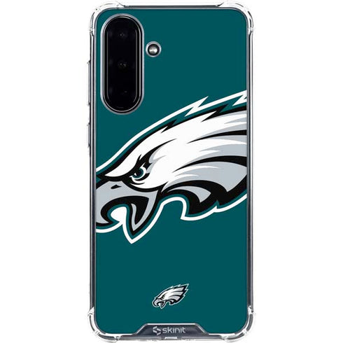 NFL Philadelphia Eagles Large Logo Galaxy A36 5G Clear Case