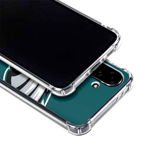 NFL Philadelphia Eagles Large Logo Galaxy A36 5G Clear Case