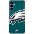 NFL Philadelphia Eagles Large Logo Galaxy A55 5G Clear Case