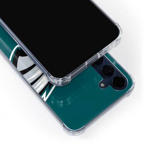 NFL Philadelphia Eagles Large Logo Galaxy A55 5G Clear Case