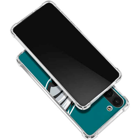 NFL Philadelphia Eagles Large Logo Galaxy S24 FE Clear Case