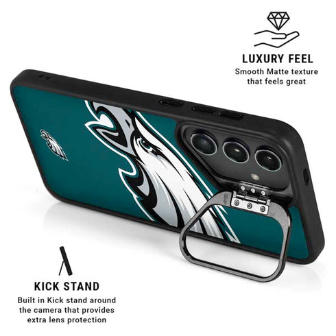 NFL Philadelphia Eagles Large Logo Galaxy S25 Kickstand Case